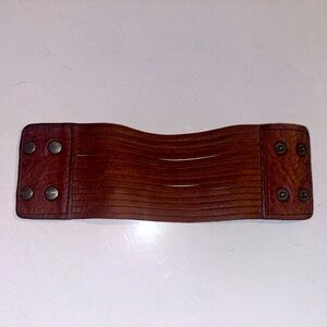 Motif 56 Leather Cuff Bracelet EUC